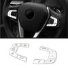 Chrome Car Steering Wheel Switch Button Cover Trim For BMW 5 X3 G30 G38 G01 2018- Interior Inner Auto Para Sticker Carro Set