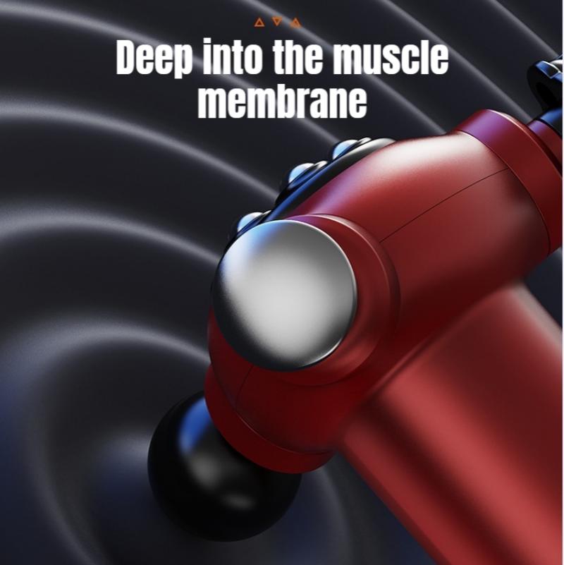 Multifunctional Magnetic Bead Abdominal Massage Three-dimensional Deep high-frequency Vibration Massage Gun Fascia Gun