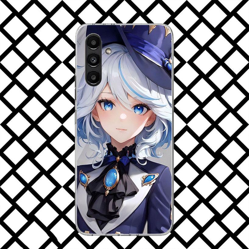 Genshin Impact Furina Handyhülle für Samsung Galaxy A17 A37 A57 A16 A26 A36 A56 A15 A25 A35 A55 A14 A24 A34 A54 A13 A23 A33 A53