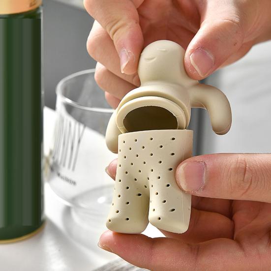 Silicone Tea Filter Hanging Tea Strainer Reusable Tea Infuser Unique Tea Brewing Tool for Home Restaurant Outdoor Travel