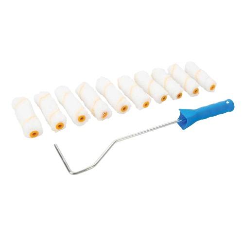 Silverline Mini Paint Roller Frame Set (Pack of 10)