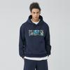 Triple Symbol Oversized Hoodie [Navy] Xn23Sruhd01Ny