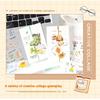 6Pcs Love Letter Planner Stickers - Cute Pet Waterproof  Stickers For Diy Crafts,Journal,Scrapbook, Water Bottles,Laptops