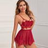 Women Erotic Underwear Sexy Lace Bra Panty Set Ladies Lingerie Erotic Pajamas Nightwear Female Bodysuit Erotic Clothes