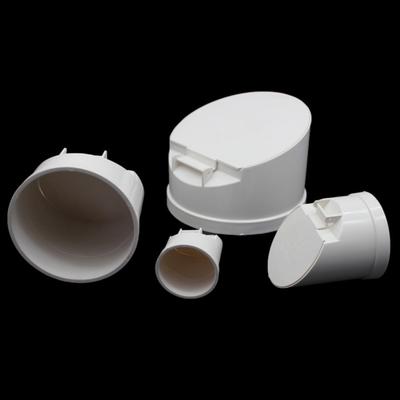 50-160mm PVC Drainage Pipe Check Valve Floor Drains Auto Closing Displacement Valve Cover For Sewage Pipe Septic Tank Plumbing