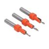 5pcs High Carbon Steel Countersink Drill Bit Set Round Shank Woodworking Drill Bit  For Woodworking