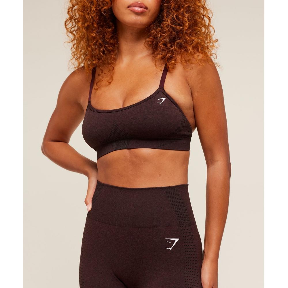 Gymshark Vital Leggings Rich Maroon Marl B1a2b Nc65