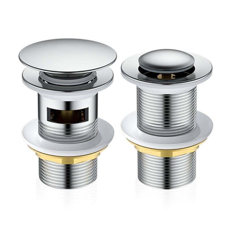 Upgraded Unslotted Brass Waste Brushed Gold Finish Wasters Efficient Water Drainages European Style Brass Waste 62mm