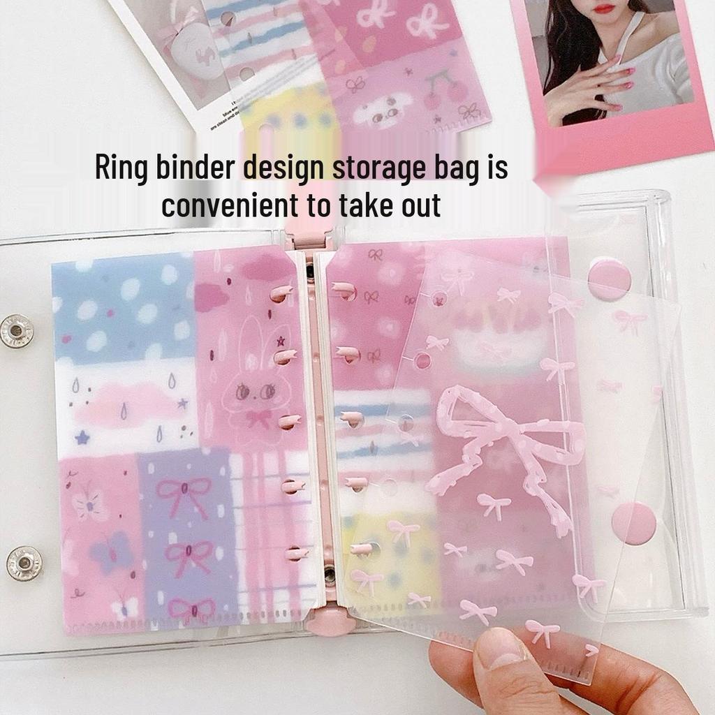 M5 Shell Girl's Candy Thoughts Journal & Memo Storage Bag with Portable Card Holder