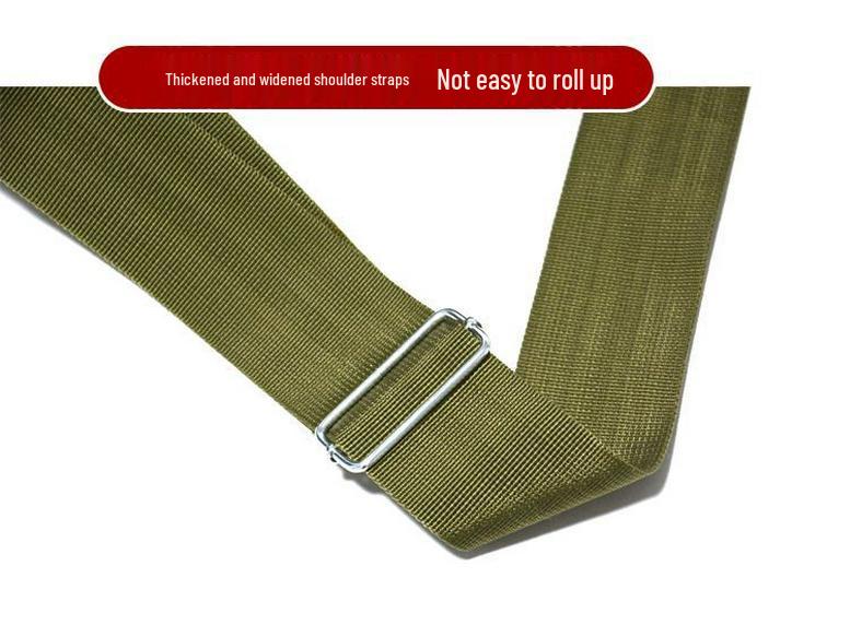 Four-Layer Extra Thick Canvas Tool Bag - Large Capacity, Multi-Function for Electricians and Carpenters.