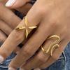 European and American Stainless Steel Line Ring Titanium Steel Does Not Fade Jewelry Niche Design Ring