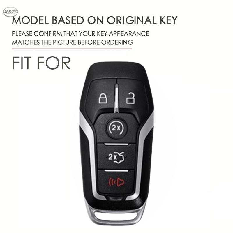 Silicone Car Key Case Fob Cover For Ford Fusion Mondeo Mustang F-150 Explorer Edge Car Accessories