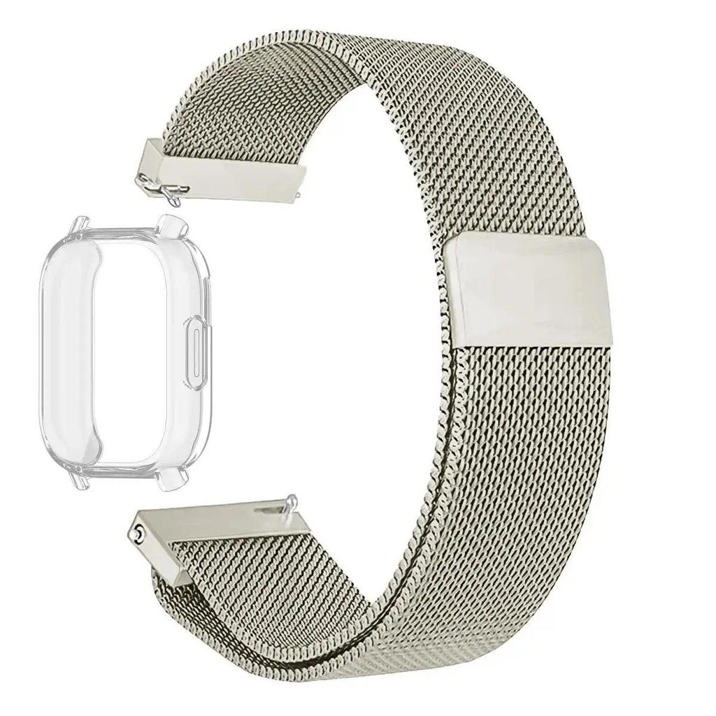 Milanese Mesh Strap For Redmi Watch 5 Active Band With Case Screen Protector Redmi Watch 5 Lite Watchbands Bracelet Accessories