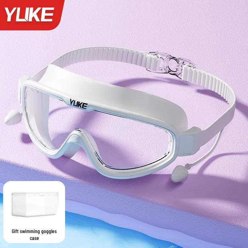 Okulary pływackie HD Anti-Fog dla krótkowzroczności z zatyczkami do uszu dla mężczyzn i kobiet