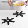 Foldable Heat Pot Holders Reusable Dinning Table Mat For Living Room Kitchen