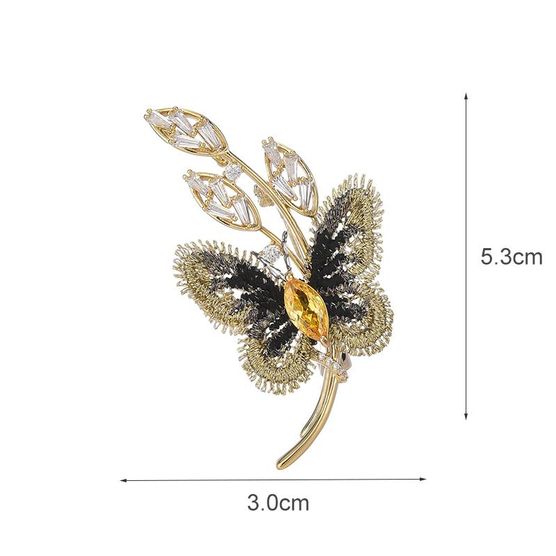 Senior Brooches Flower Leaf Brooch Pins for Women Suit Pendant  Fashion Brooches Jewelry