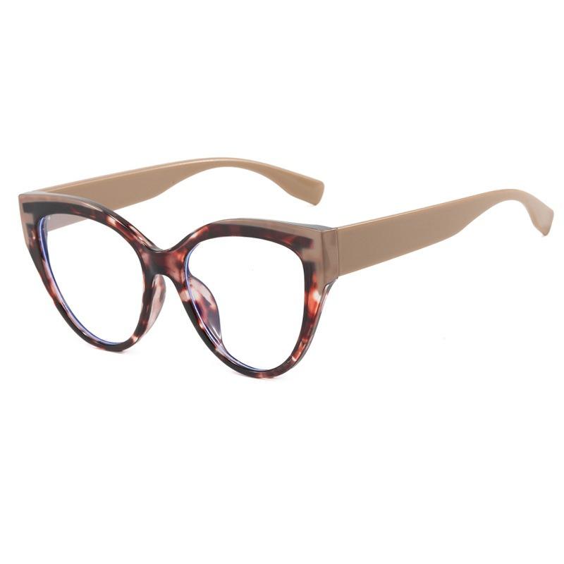 Vintage Cat Eye Sunglasses Women Elegant Fashion Brand Designer Retro Sun Glasses Splicing Colors Lunette De Soleil Femme UV400