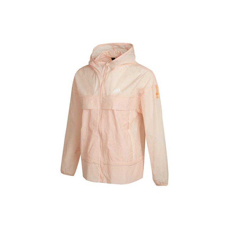 Adidas Jackets Women's Pink Hooded Moderate Other GP0672