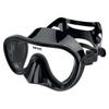 SEAC Salina MD STL Silicone Diving Mask for Men, Women and Children, Ideal for Snorkeling Unisex-Youth, Black, Medium