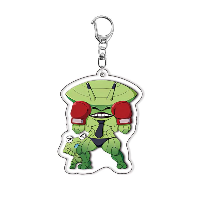 Dan Da Dan Anime Keychain Cute Character Key Ring For Accessories Bag Cartoon Pendant Keyring Fans Friends Gifts