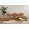 Modular Compressed Sofa - 4 Places - HARRY - Hazelnut Brown Fabric - 313 X 134 X 75 Cm
