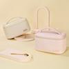 Advanced Sense Cream Cake Cosmetic Bags for Female Hand Carrying Travel Makeup Storage Bag Portable PU Wash Toiletries Bag
