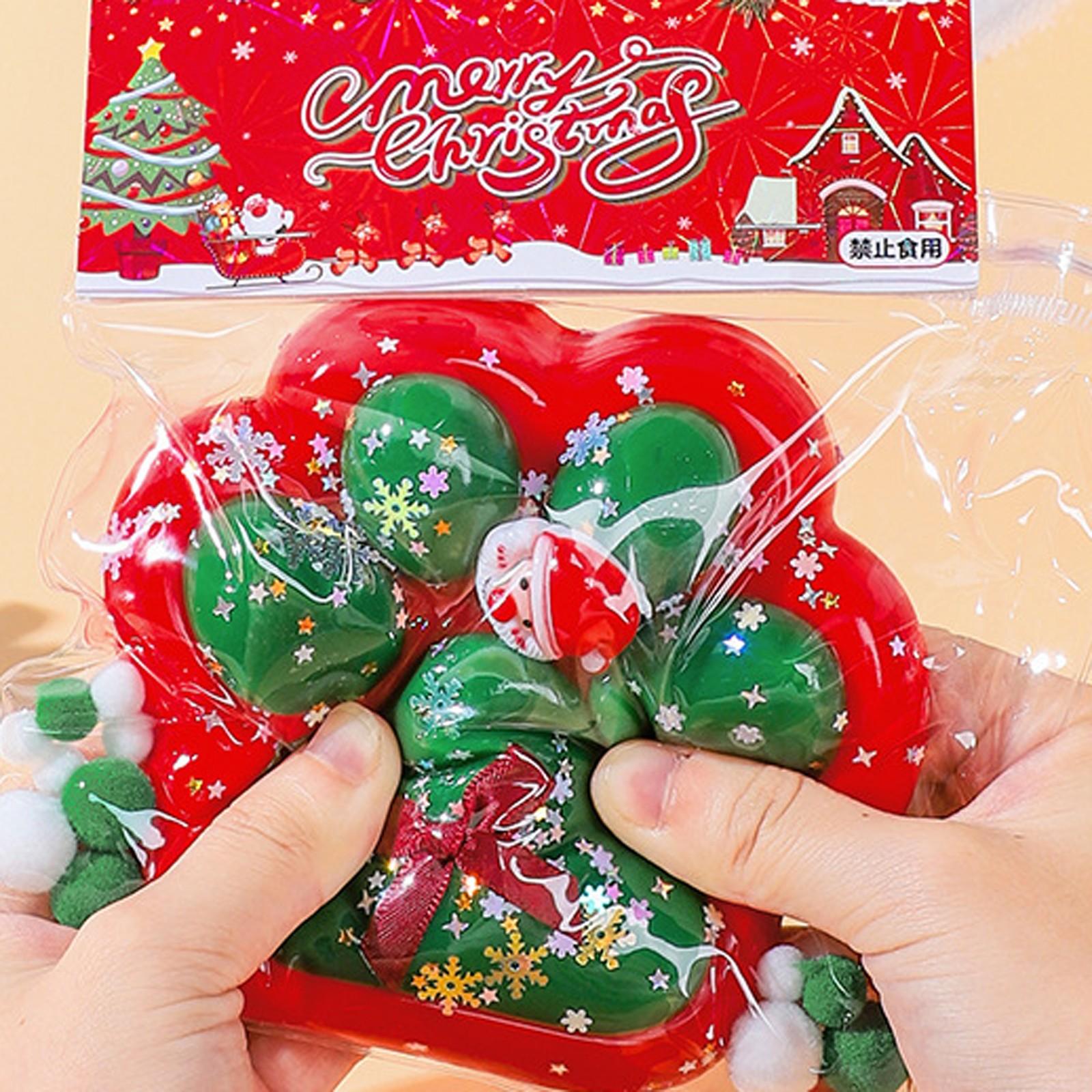 

Большая игрушка ручной работы для снятия стресса на Рождество One Size красный