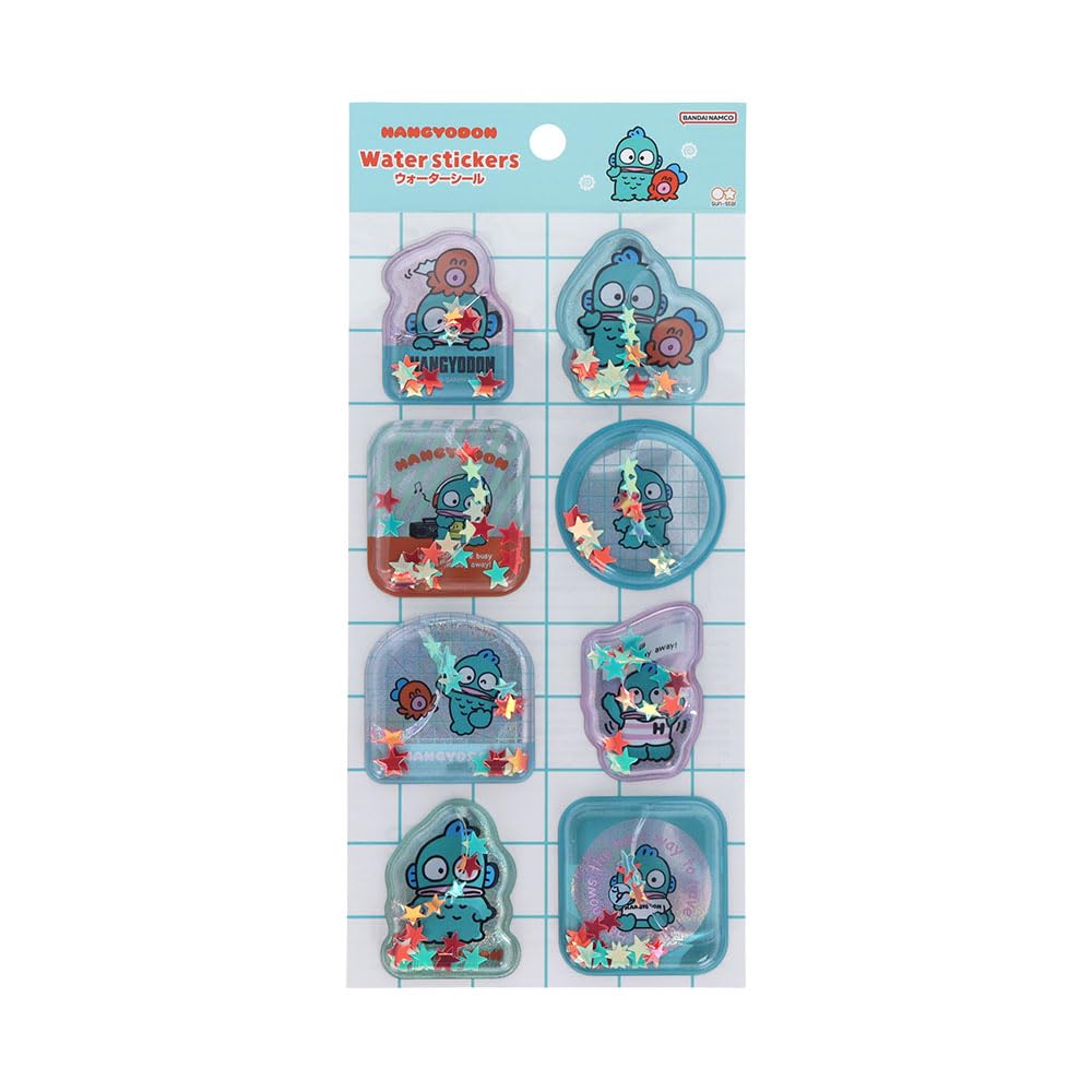

Канцелярские товары Hangyodon Персонажи Sanrio Пухлый Hangyodon S8814945 Sun-Star Наклейка, С водой