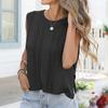 Women's Casual  Sleeveless Sweater Vacation Top