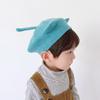 Solid Color Baby Beret Hat 1-6y Boys Girls Painter Hats Lovely Cat Ear Baby Hat  Kids