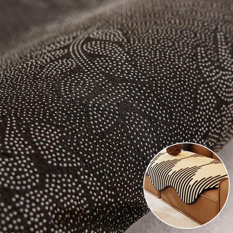 Black Sofa Cushion Non-Slip Stain-Resistant Universal Sofa Cover Cloth Nordic High-Grade Sofa Cover