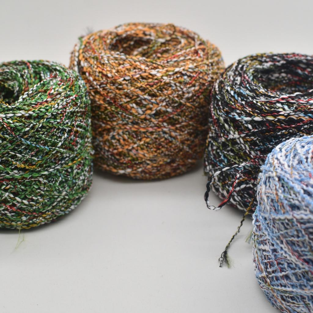 Handmade Specialty Yarn Double Color Segmented Dyeing Mixed Fiber Large Belly DIY Knitting Special Yarn 491 Autumn 2026