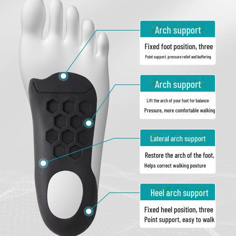 Flat Foot & Calf Correction Insoles with Arch Support