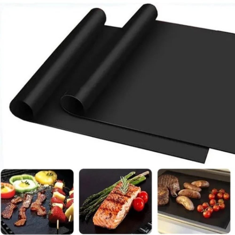 1PC Reusable Food Grade Non Stick Barbecue Mat Cooking Mat Microwave Oven Tool