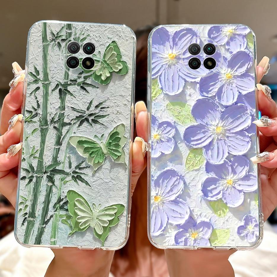 For Xiaomi Redmi Note 9 5G Case Note 9T Cute Painted Cover Soft Silicone Phone Case For Redmi Note 9T Note9 5G Back Cover Fundas