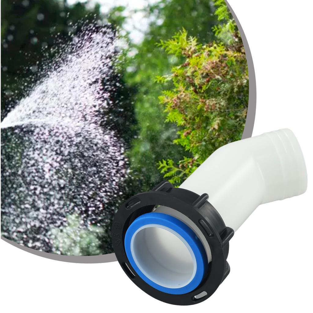 2in IBC Water Tank Drain Spout Hose Extension Pipe Nozzle Tap Cap Valve