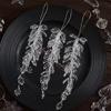 2Pcs Acrylic Leaf-Shaped Water Drop Christmas Ornaments Transparent Icicle Pendant Christmas Tree New Year Decoration Winter