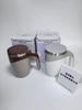 Automatic Wireless Portable Stainless Steel Magnetic Mixing Cup