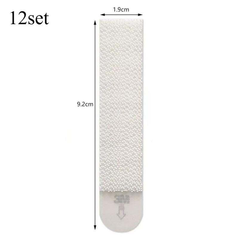 4/8/12 Set Removable Velcro Easy To Pull Adhesive Hook  Self-adhesive Traceless Magic Decorative Painting Double-sided Tape