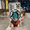 Cute cartoon anime Vegeta Blue Goku Phone Case for Samsung Galaxy A21s A52 A17 A26 A35 A36 A13 A24 A16 A15 A25 A33 Clear Cover
