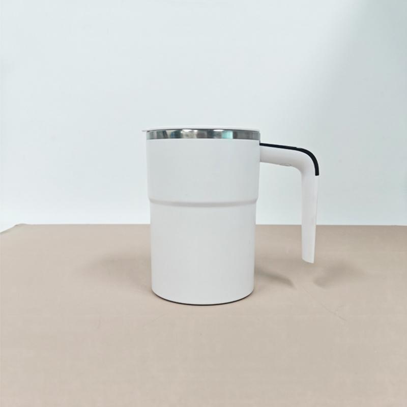 

Professional Electric Portable Coffee Cup Intelligent Temperature Control Magnetic Automatic Stirring Cup Milkshake Cup белый
