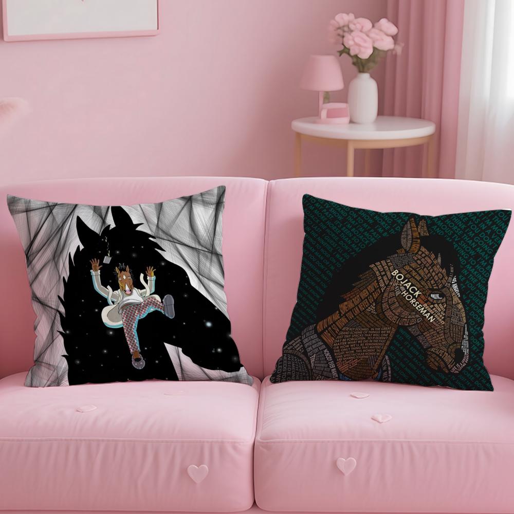 B-Bojack Horseman Cushion Cover Comfortable Reversible Pillow Cover Ideal For Car Sofa Bedroom & Beyond