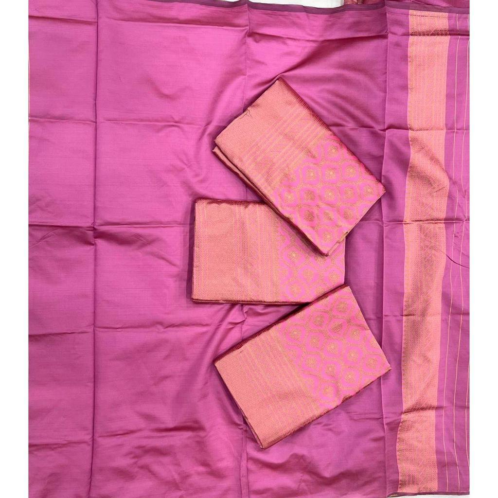 ROYAL COLLECTION | Soft Lichi Silk Saree with Rich Jacquard Work