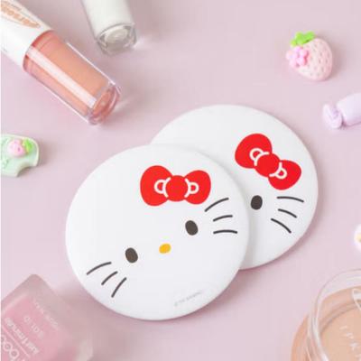 Hello Kitty Round Hand Mirror White