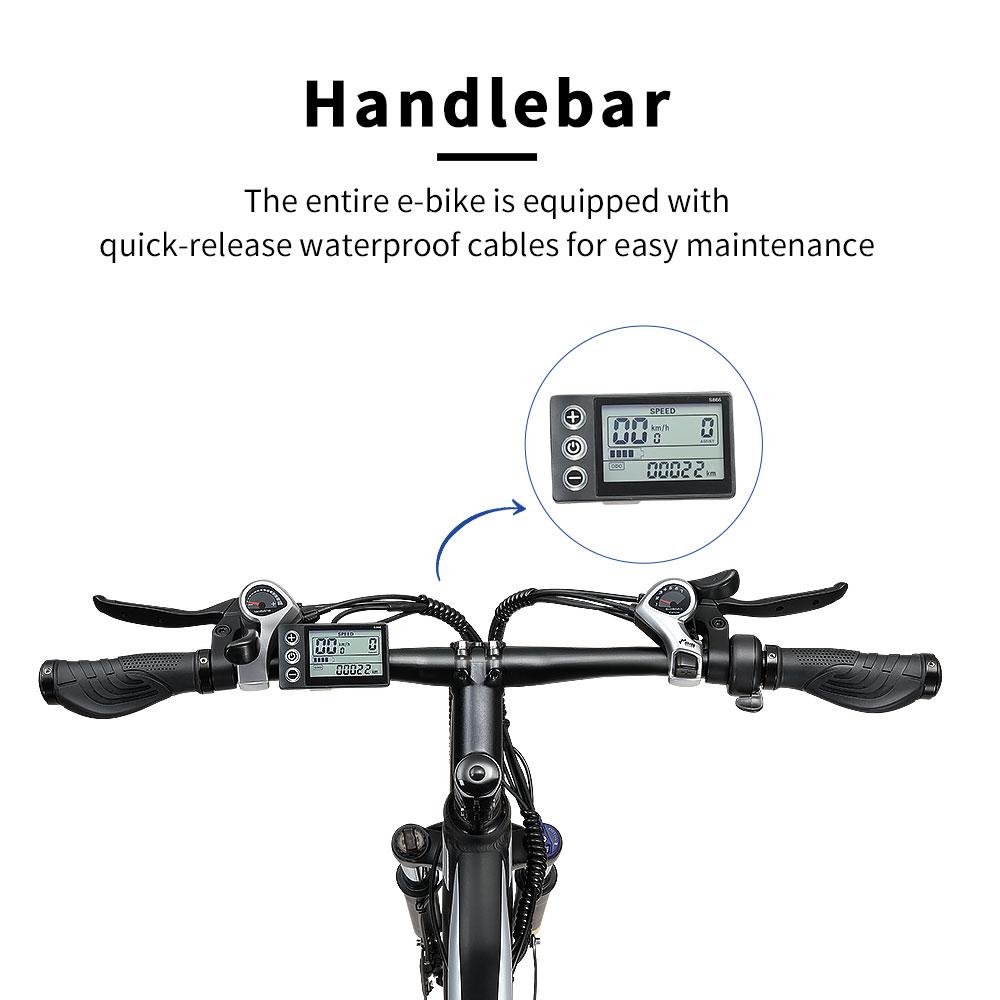 E-Bike Halo Knight H02 750W Motor 48V16Ah Akku 29" Reifen 45km/h Max. Geschwindigkeit 60km Max. Reichweite Shimano 21 Gänge