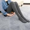 Calze lunghe a tinta unita ad alta elasticità estesa per donna per primavera, inverno, autunno