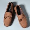Modische Outdoor Sommer Loafer Atmungsaktives Leder Herren Slip-on Flats All-match Herren Freizeitschuhe Blau Heißer Verkauf Fahrerschuhe Mokassins