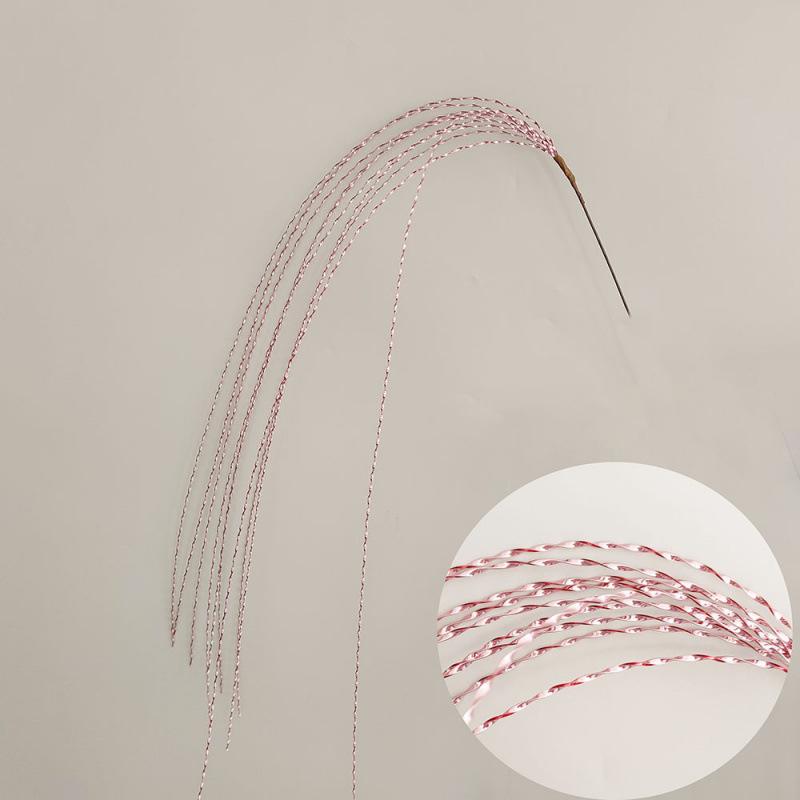 

Peacock-Colored Simulated Fireworks Wedding Decoration with Butterfly and Onion Reeds