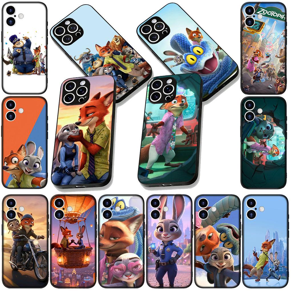 for Motorola Moto Edge 50 30 Fusion 40 NEO Ultra Pro E14 G20 E15 G35 G84 G13 G53 Case Zootopia Judy Nick Garys Zootropolis 2