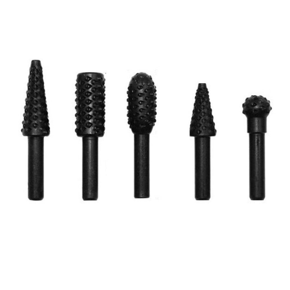 6Piece DIY Grinding Head Set Carbide Steel DoubleCut Heads for Detailed Grinding and Polishing on Various Surfaces